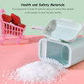 HelloKimi Milk Pow-der Storage Food Containers Portable Milk Pow-der Air Tight Containers with Spoon Milk Feeding Storage Boxes Milk Dispenser Infant Baby Food Storage Containers. 