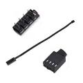 4-pin PWM splitter hub computer CPU/fan power multiple connector cable adapter support 3-pin/4-pin fans. 