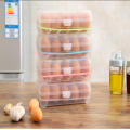Egg storage box Kitchen 15 compartments for refrigerator with egg crisper multilayer egg box plastic egg tray.