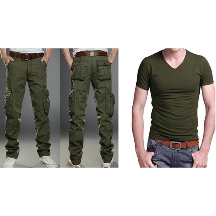 Olive Twill casual Cargo Pant for Men