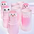 Cute Sponge Head Blush Stick Waterproof Brighten Facial Contour Powder Blush Cream Nature Lasting Cheek Lightening Korean MakeupHeadbands. 