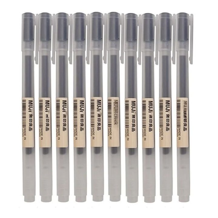 1/3Pcs/Set Kawaii MUJIs Gel Pen Black/Red/Blue 0.38mm 0.5mm Ink Japan Color Pen Office School Ballpoint Pen Japanese Stationery