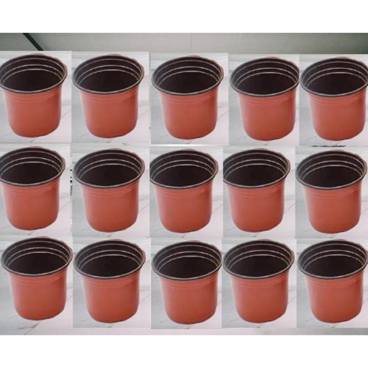 3.5Inchi(15pcs)Two-color%20flower%20pot%20PP%20soft%20plastic%20nursery%20home%20gardening%20succulent%20flower%20pot%2015%20pcs%20-%20Image%202