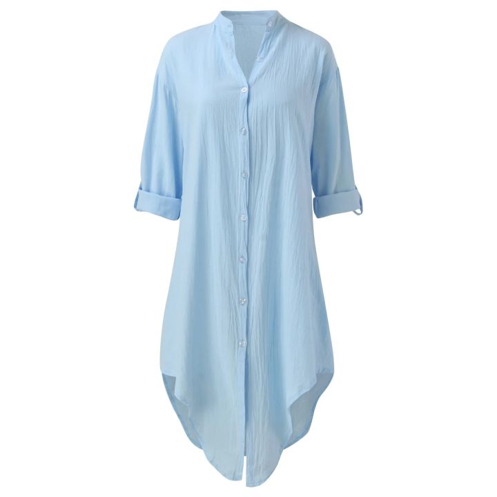 Sexy%20&%20Elegant%20Midi%20Shirt%20Dress%20for%20Women%20%E2%80%93%20Perfect%20for%20Summer%20&%20Beach%20Days%20-%20Image%204