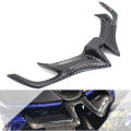 Motorcycle Front Fairing Aerodynamic Winglets For Yamaha R15 - V3 Carbon fiber-Black. 