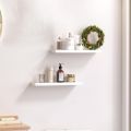White Floating Shelf Set of 1/2/3,Wall Hanging Shelf, Home Decoration Shelf,Storage Shelves Display Racks Home Decor Wall shelve for Living Room SIZE:12X6 INCH. 