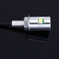 Car White LED SMD 12V License Plate Screw Bolt Light lamp w/ 55cm Cable. 