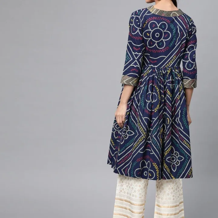 Womens%20Original%20AC%20Cotton%20Fabric%20Skin%20Print%20Readymade%20Kurta%20with%20Palazzo%20Set%20Stylish%20Wear%20-%20Image%203