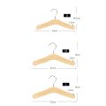 Wooden Baby Hangers,Kids Hangers,Notched Shoulder Design for Children Clothes,Decoration Hanger,10 Pack,Medium.