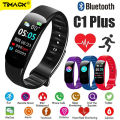【Pre-order】 Timack® C1 Plus Waterproof Sport Smart Band Fitness Pedometer Monitor Smart Bracelet 0.96" Color Screen Men Women Smartwatch Multifunctional Sports Bracelet For Android IOS Unisex.