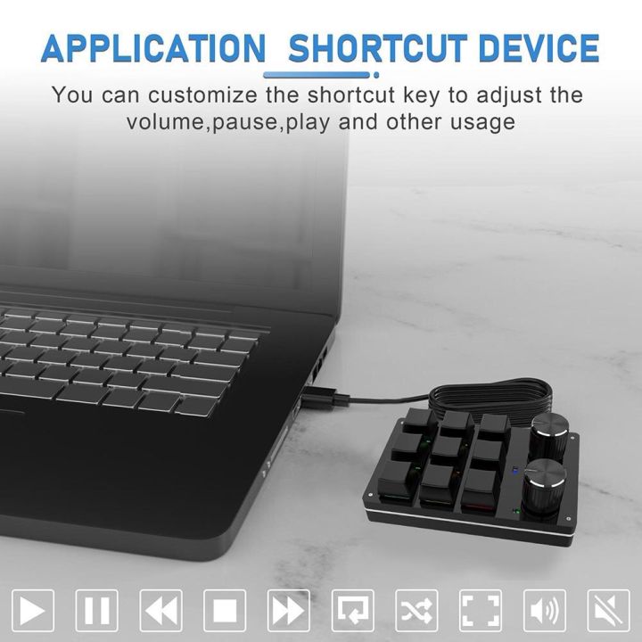 Bluetooth%20Type-C%20Custom%209%20Keys%202%20Knob%20Keyboard%20Volume%20Knob%20Programming%20Macro%20Gaming%20Photoshop%20Keypad%20Mechanical%20Keyboard%20-%20Image%205
