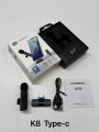 Cross-border K8K9 wireless lavalier microphone, intelligent noise cancellation, live video, radio microphone, one drag two. 