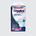 Giggles Adult Diaper Pants (70-110cm/ 40-70kg) Medium 30p.