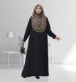 abaya borka (Side Kuchi Borka) (No Hijab) Dubai Cherry stylish party borka fashion collection Fashionable khimar Lycra borka for Women.