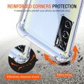 For Vivo V20 SE Back Cover Shockproof Transparent Soft TPU Silicone Protector Phone Case with Shock Absorption Bumper Corners. 