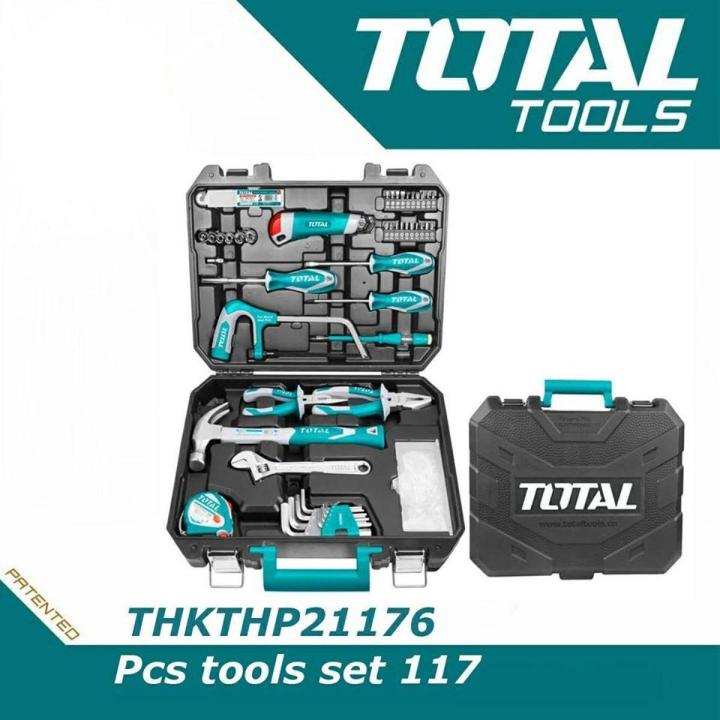 HAND Tools Set 117Pcs TOTAL-THKTHP21176 | Daraz.com.bd