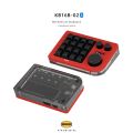 Doio 16 Keys Keyboard Kb16b-02 Retro Mechanical Bluetooth Dual Mode Keyboard Hot Swap Xda Pc Keycap Accessory For Gaming Gifts.