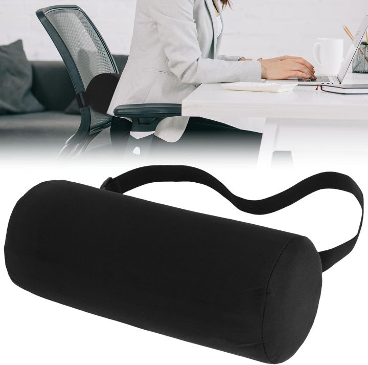 Lumbar%20Roll%20Pillow%20for%20Lower%20Back,%20Lumbar%20Support%20Pillow%20Memory%20Foam%20Roll%20Pillow%20with%20Removable%20Washable%20Cover%20Ergonomic%20Neckroll%20Pillow%20with%20Elastic%20Strap%20Length%20Back%20Support%20Roll%20for%20Chair%20-%20Image%204