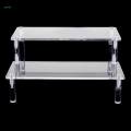 2Pcs Tier Acrylic Rack Perfume Makeup Organizer Risers Shelves Showcase. 