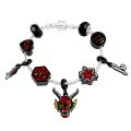Hellfire Club Eddie Munson Bracelet for Women Beads Demodog Black Color DIY Charms Jewelry Friends Gift. 