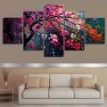 5Pcs In 1 Set Wall Canvas Art Ready to Hang for Living Room or Bedroom Home Decoration On Wall Canvas Painting Wall.