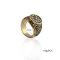 Men Viking Ring Vintage Embossed Design Finger Rings. 