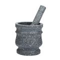 Spice Crusher Resin Bowl Mortar Pestle Spice Pepper Crusher Herbs Grinder Garlic Mixing Bowl Press Bowl Kitchen Tools-C.