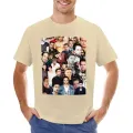 Sebastian Stan Collage T-shirt vintage t shirt kawaii clothes big and tall t shirts for men. 