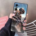 Game PUBG For Xiaomi Redmi Note 12 11E 11S 11 11T 10 10S 9 9T 9S 8 8T Pro Plus 5G 7 5 Black Phone Case. 