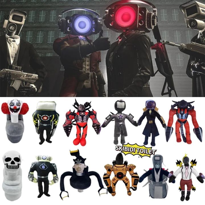 77style Skibidi Toilet Plush Stuffed Doll Toys Collectible Gifts for Kids Fans Adults Anime Game Figure Titan TV Man Cameraman