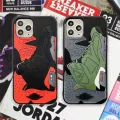 Trendy shell AJ Jordan case Suitable for Apple 11 iPhone12pro Three-Dimensional Sole Jordan Phone Case. 