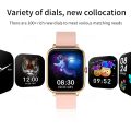 LIGE Call Smart Watch Women Custom Dial Waterproof Smartwatch For Xiaomi Android IOS Bluetooth Music Watches Girls' Bracelet+Box. 