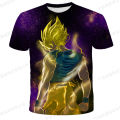 Anime Figures Son Goku Vegeta Tops Super Saiyan T Shirts Children's Clothing Dragon Ball T-shirt Kids Clothes Baby Boys T-shirt. 