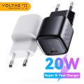 VOLTME 20W PD Super Si USB C Charger Fast Charging For iPhone 13 Pro Max Support PPS AFC SCP FCP Quick Charge Phone Charger. 
