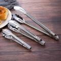 3 Pcs Stainless steel food clip Set. Stainless steel food clip bread barbeque baked goods barbecue tool food clip. Food Tong.CD:P05..