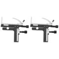 2X Microscope Attachable Mechanical Stage X-Y Moveable Caliper Vernier with Scale.