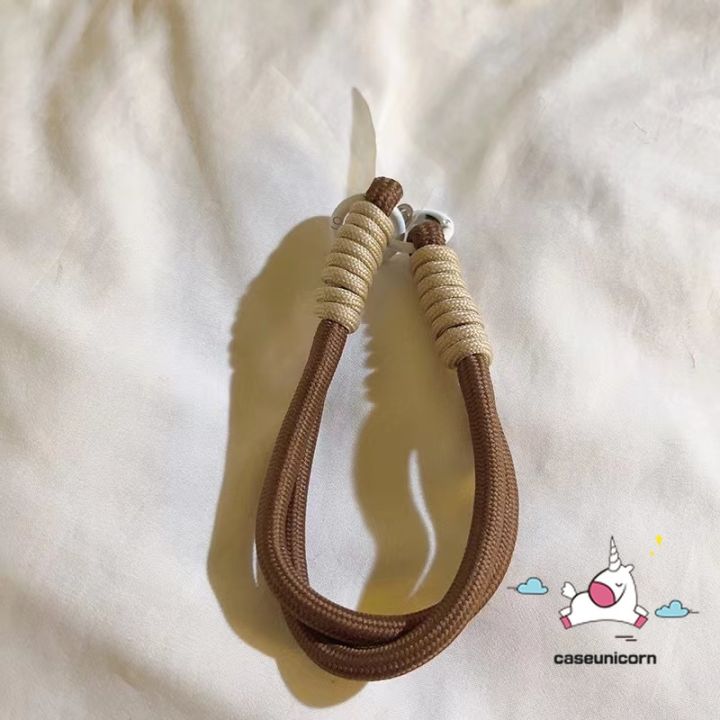 Phone%20Chain%20Pendant%20Trendy%20BLack%20Brown%20White%20Lanyard%20Bracelet%20Cellphone%20Hanging%20Rope%20Keychain%20Lanyard%20Fashion%20Simple%20Solid%20Color%20Braiding%20Vintage%20Morandi%20Color%20Lanyard%20-%20Image%209