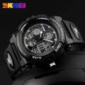 SKMEI Kids Fashion LED Backlight Alarm Dual Display Girls Boys Shock Resistant Waterproof Digital Watch 1163.