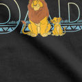 The Lion King Simba Mufasa Dad T Shirt Men Women's 100% Cotton Funny T-Shirt Disney Tee Shirt Short Sleeve Tops Graphic Printed.