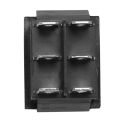 JAERBEE 2X 6-Terminals 3 Position ON/OFF/ON DPDT Boat Rocker Switch 16A 250VAC 20A 125VAC. 