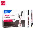 Deli EU500-BK Paint Marker waterproof For any Hard Surface -BLACK.