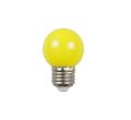iPOWER Energy Saving LED Light Bulb, 3 Watt Ambient Led Yellow Color Light E27 Screw Base.
