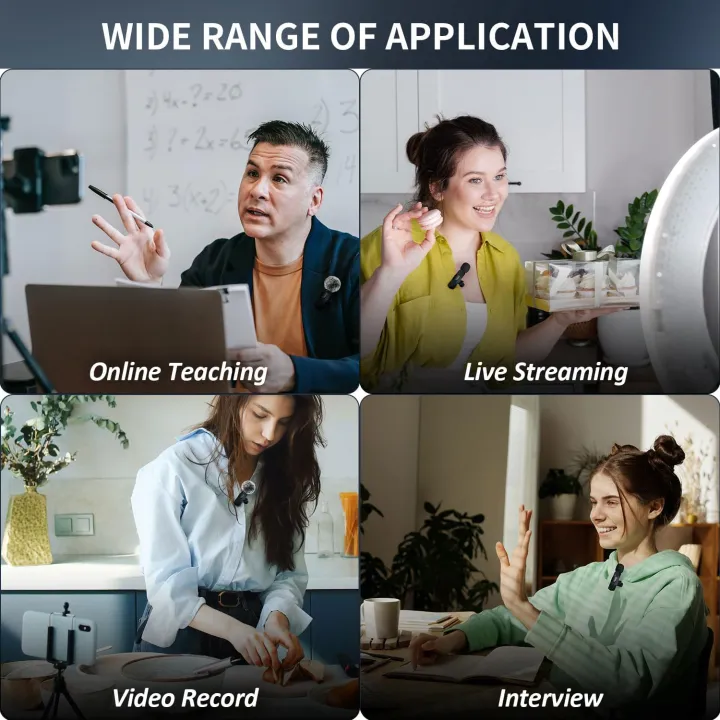 NEW%20Wireless%20Lavalier%20Microphone%20Audio%20Video%20Recording%20Mini%20Mic%20For%20iPhone%20Android%20Laptop%20Live%20Gaming%20Mobile%20Phone%20Microphone%20-%20Image%205