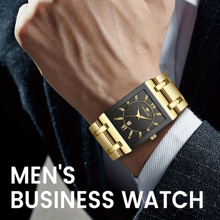 VA%20VA%20VOOM%20Men's%20Watch,%20Fashion%20Stainless%20Steel%203ATM%20Waterproof%20Calendar%20Square%20Quartz%20Wristwatch,%20Ideal%20choice%20for%20Gifts%20-%20Image%207