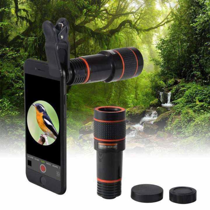8x Zoom Lens For Mobile - Black