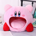 Anime Games Kirby Peripheral Plush Doll Funny Nap Pillow Soft Pet Cat Nest Kawaii Stuffed Toy Pet Bed Decora Cute Gift For Kids. 