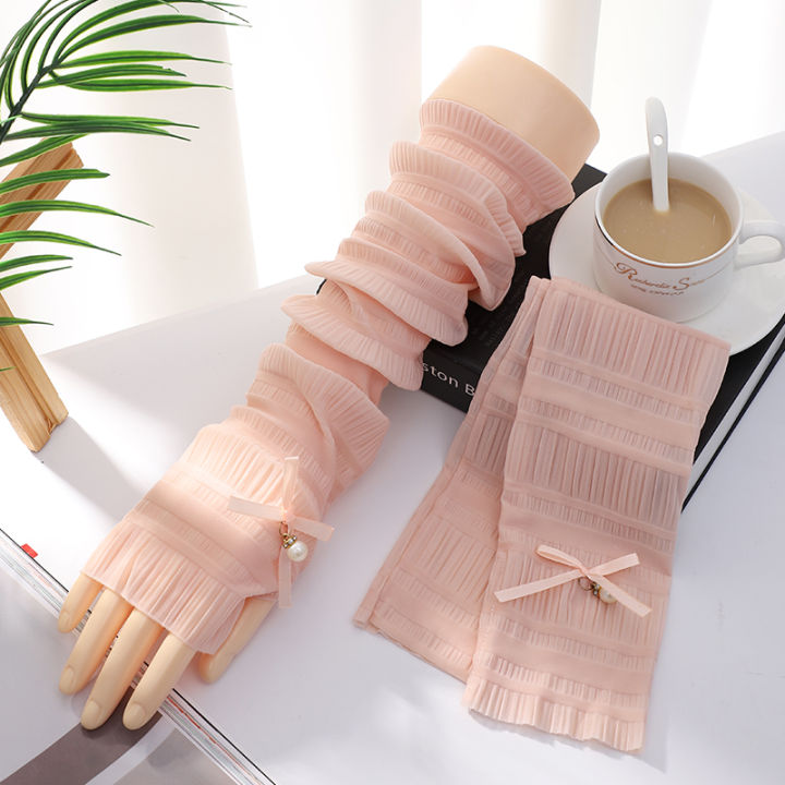 Fingerless%20Hand%20socks%20for%20women%20Sun%20Protective%20Pearl%20fingerless%20gloves%20for%20women%20Lebas%20E%20Tayibah%20-%20Image%202