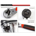 Universal Ratchet Wrench is Suitable for 6-22mm Screw Adjustable Socket Wrench with Anti- Handle. 