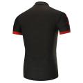 Top Shirt Men Short Sleeve Turn Down Collar Summer Golf Tennis T-Color Block Top.
