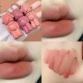 Kobeleen Keychain Design Cute Matte Lip Mud Lipstick Velvet Lip Glaze Red Lip Gloss Women Long Lasting Lip Tint Mud Cosmetics. 